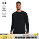 安德瑪（UNDERARMOUR）秋冬Tech男子訓練運動(dòng)長(cháng)袖T恤1328496 黑色001 L