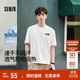 森馬（Semir）短袖T恤男吸濕速干透氣情侶上衣2025潮流印花夏裝109325100228