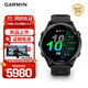 佳明（GARMIN）Forerunner970旗艦鐵三戶(hù)外運動(dòng)手表ECG心電心率跑表-極夜黑47mm