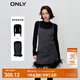 ONLY秋冬氣質(zhì)A字吊帶裙套裝收腰短裙連衣裙女|123307056 H1Z 黑色BLACK M 165/84A