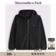 ABERCROMBIE & FITCH男裝女裝情侶裝25春季經(jīng)典小麋鹿運動(dòng)風(fēng)寬松連帽衛衣KI122-5251 黑色 M (180/100A)