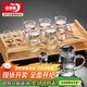 青蘋(píng)果白酒杯套裝 高腳酒杯二兩杯分酒器杯架13件禮盒裝送長(cháng)輩送領(lǐng)導