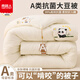 南極人（Nanjiren）A類(lèi)母嬰級大豆纖維被子冬季6-8斤冬天被芯單人宿舍春秋被10斤被褥 熊貓-象牙白【A類(lèi)裸睡級超柔 大豆纖維填充】 150x200cm加厚冬被【約8斤 適合室溫0℃以
