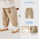 JELLYBABY[7A抗菌]兒童休閑褲秋季男童純棉長(cháng)褲小寶寶可愛(ài)時(shí)尚秋裝女童褲子