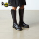 馬丁博士（Dr.Martens）Amaayah Hi風(fēng)女春季長(cháng)筒女機車(chē)騎士靴 黑色 37