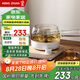 鳴盞養(yǎng)生壺煮茶器煮茶壺迷你玻璃花茶壺?zé)崴畨責(zé)畨仉姛崴畨仉姴鑹貍?cè)把壺 MZ072T