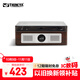 THINKYA F08一體式CD機播放器發(fā)燒級無損音質CD播放機 雙向藍牙音箱復古cd碟片華語流行音響禮物 木紋色