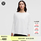 lululemon丨Back In Action 女士棉混紡長袖 T 恤 LW3KDOS 白色 S /6