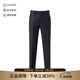 杰尼亞（Zegna）新品 男士羊毛西褲西裝褲長(cháng)褲男裝禮物男 75TB12 619F04A6 夜藍色 50 /l