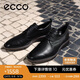 愛(ài)步（ECCO）商務(wù)正裝皮鞋男百搭通勤軟底德比鞋 適動(dòng)混合836404 黑色41