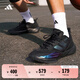 adidas「異爆」XENOBURST緩震回彈團隊款實戰(zhàn)籃球鞋男阿迪達斯 黑色/碳黑   43