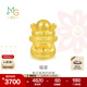 周生生 黃金轉運珠足金Charme串珠福星財神爺金珠89999C定價(jià)