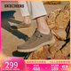 斯凱奇（Skechers）男鞋秋季一腳蹬帆布鞋商務(wù)通勤休閑軟底板鞋66387