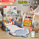 盟石（cute stone）嬰兒玩具新生兒見(jiàn)面禮盒實(shí)用0-6個(gè)月健身架寶寶用品滿(mǎn)月禮物高檔 鯊魚(yú)充電版【甄享禮盒款】4合1健身架+學(xué)步車(chē)+鋼琴 臻享高檔禮盒款【活石＆盟石聯(lián)合出品】百天送禮無(wú)憂(yōu)