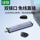 綠聯(lián) M.2 SATA/NGFF移動(dòng)硬盤(pán)盒 Type-C/USB3.1接口適用固態(tài)SSD臺式筆記本電腦蘋(píng)果16外置硬盤(pán)盒子