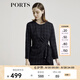 PORTS寶姿女裝 秋冬新品連衣裙SL9N012LCF027 星際藍(lán) XS (2)