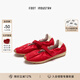 FOOT INDUSTRY 足下工業(yè) 「2025新款」 瑪麗珍紅色魔術(shù)貼休閑舒適薄底女鞋夏季 中國紅/古白色 （建議拍大一碼） 37