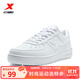 特步（XTEP）【國潮】女鞋板鞋空軍一號夏季鞋子休閑鞋情侶運動(dòng)鞋小白鞋 新白色-男（新版） 41