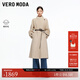 VEROMODA毛呢大衣女2025冬季新款純綿羊毛腰帶寬松大衣32544S002 御宅褐色 XS