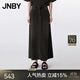 JNBY/江南布衣25夏半身裙萊賽爾牛仔柔軟A型簡(jiǎn)約通勤休閑5P4D14410 998/牛仔深灰 S