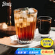 Bincoo輕奢玻璃杯咖啡杯水杯簡(jiǎn)約高顏值ins風(fēng)杯子女啤酒杯果汁杯 330ML-四個(gè)裝
