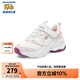 Skechers斯凱奇商場同款熊貓鞋老爹鞋男大童運動鞋春秋季兒童鞋405210L 女童/白色/淺粉紅色/WLPK 35