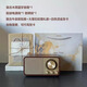 UKYK德國品牌柏林之聲復古藍牙音響高音質(zhì)胡桃木色無(wú)線(xiàn)音箱收音機發(fā)燒級高保真家用室內禮物送男女生 胡桃木色藍牙音箱手工禮物包裝 順豐包郵/質(zhì)保三年