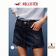 HOLLISTER25夏季Y2K辣妹Miu系低腰牛仔短裙褲女裝KI343-5131 靛藍(lán)色 S 165/68A 4標(biāo)準(zhǔn)版