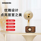 山進(jìn)（SANGEAN）CHOPIN+肖邦便攜式留聲機造型復古迷你無(wú)線(xiàn)藍牙音箱小音響收音機創(chuàng  )意禮品