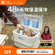 牧高笛（MOBIGARDEN）寒霜22L保溫箱 戶(hù)外露營(yíng)大容量?jì)ξ锸占{保鮮箱 NX23684002 月影白
