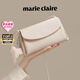 MARIE CLAIRE包包女包2025新款輕奢斜挎包女單肩包女七夕情人節(jié)生日禮物送老婆 米白色禮盒裝【七倉(cāng)直發(fā)次日達(dá)】