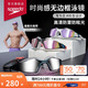 速比濤（Speedo）專業(yè)訓(xùn)練大框鍍膜泳鏡大視野柔軟貼合游泳裝備 灰色/銀色