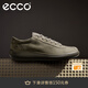 愛(ài)步（ECCO） 板鞋男 25年秋季新款休閑板鞋舒適男鞋 柔酷零點(diǎn)537754 棕褐色53775402559 41