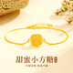中國黃金（CHINA GOLD）黃金手鏈女足金小方糖手鏈輕奢首飾七夕情人節生日禮物送女友老婆 足金小方糖手鏈【克重多退少補 以實(shí)物克重為準】 約1.9g