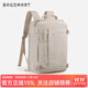 BAGSMART雙肩包隨行倉背包男士旅行出差大容量多功能商務(wù)休閑書(shū)包電腦包女 巖石白（標準版 適合1-3天差旅）