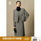 獨束大碼【D+系列】小香風(fēng)連衣裙套裝2024冬新款胖mm顯瘦法式優(yōu)雅 汝窯灰（外套） 3XL (尺碼：5) (尺碼：5)
