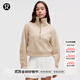 lululemon丨Scuba 女士超寬松款煙囪領(lǐng)衛衣 LW3IFTS 沙漠棕褐色 XS /S