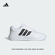 adidas LITECOURT休閑板鞋男女阿迪達(dá)斯官方輕運(yùn)動 白/黑色/淺灰 40