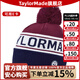 Taylormade泰勒梅高爾夫球帽男士新款時(shí)尚秋冬季運動(dòng)保暖防風(fēng)golf針織帽子N87070紫紅色均碼 秋冬保暖帽