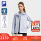 FILA 斐樂(lè )官方女士沖鋒衣兩件套上衣25冬新款健身戶(hù)外連帽外套防風(fēng)衣 風(fēng)鈴草紫-VT L 170/88A/L