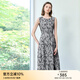 顏域百搭圓領(lǐng)背心裙女2025早春新款簡(jiǎn)約通勤氣質(zhì)中長(cháng)款無(wú)袖連衣裙 灰色 2XL