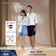 TOMMY HILFIGER【純棉府綢】秋冬男女商務(wù)通勤休閑條紋情侶款長(zhǎng)袖襯衫外套 【條紋繡標(biāo)襯衫】-深灰白條紋7I3 M （推薦：135-150斤）