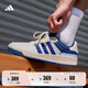 adidas ENTRAP美式校園風(fēng)運動(dòng)板鞋少年感復古籃球鞋男女阿迪達斯 白/藍   42