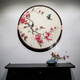 葫蘆刺繡掛畫(huà)五福臨門(mén)新中式圓形玄關(guān)裝飾畫(huà)餐廳客廳走廊蘇繡實(shí)木 《喜上眉梢》精品蘇繡畫(huà) 直徑60cm 高端實(shí)木立體框