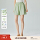 茵曼萊賽爾天絲清涼薄款闊腿休閑褲女2025夏季文藝舒適短褲山本褲 清水綠 L