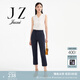 玖姿（JUZUI）商場(chǎng)同款通勤條紋西裝褲女裝夏款休閑褲JWCX11102 條丈青 XL