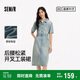森馬（Semir）森柔牛仔|商場(chǎng)同款牛仔連衣裙女腰帶2025夏季工裝裙103325114001