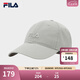 FILA 斐樂【小臉帽】情侶棒球帽夏新款運動帽遮陽帽鴨舌帽百搭顯臉小 貢米色-BG XS
