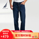 諾帝卡（NAUTICA）【商場(chǎng)同款】春夏新款簡(jiǎn)約經(jīng)典舒適微彈休閑牛仔褲PO4300 4NV藏青 34