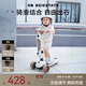 貝易滑板車(chē)升級版1到3歲6歲寶寶兒童車(chē)嬰兒滑行學(xué)步車(chē)溜娃神器 二合一-貝易卡其【升級款】
